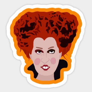 Red Witch Sticker